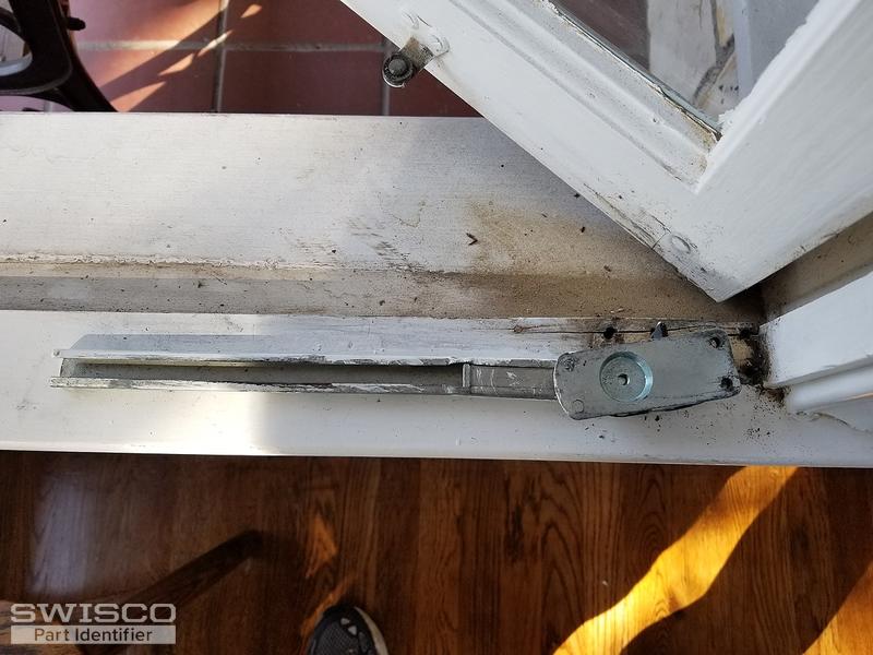 Casement window hardware replacement