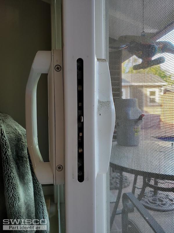 Keyed lock handle for Milgard sliding door