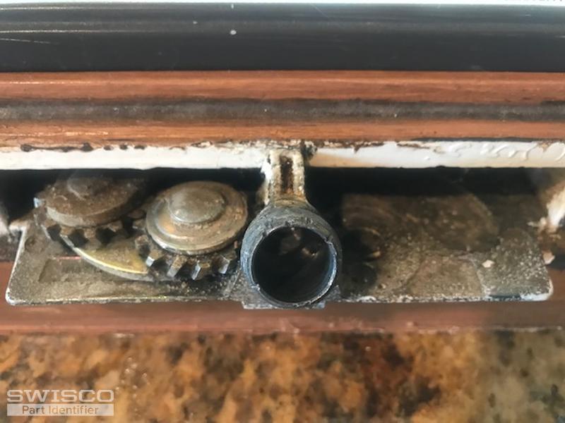 window crank closeup