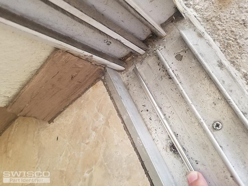 6' SLIDING DOOR TRACK COVER, SMALL