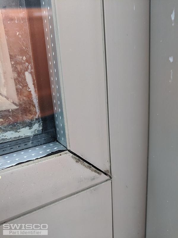 Marvin aluminium clad fixed windows vinyl glazing bead.