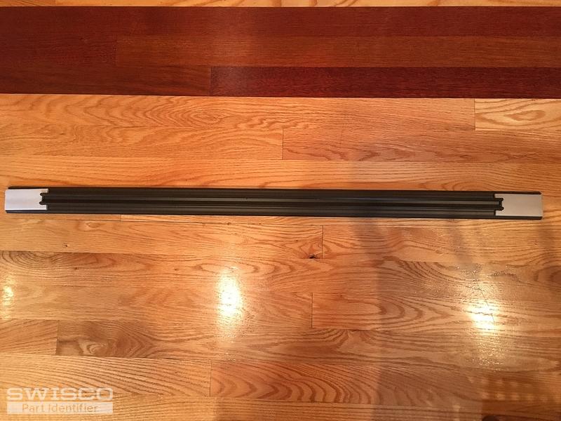 Kerf style door bottom seal, 3/4" spacing between kerfs