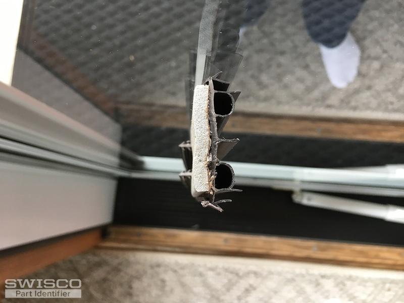 Kerf style door bottom seal, 3/4" spacing between kerfs