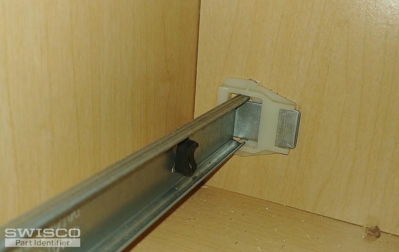 Back mount for drawer side rail : SWISCO.com