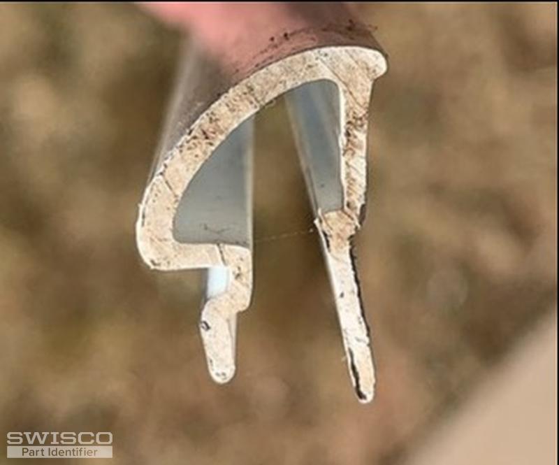 glazing bead/replacement handle for full glass storm door