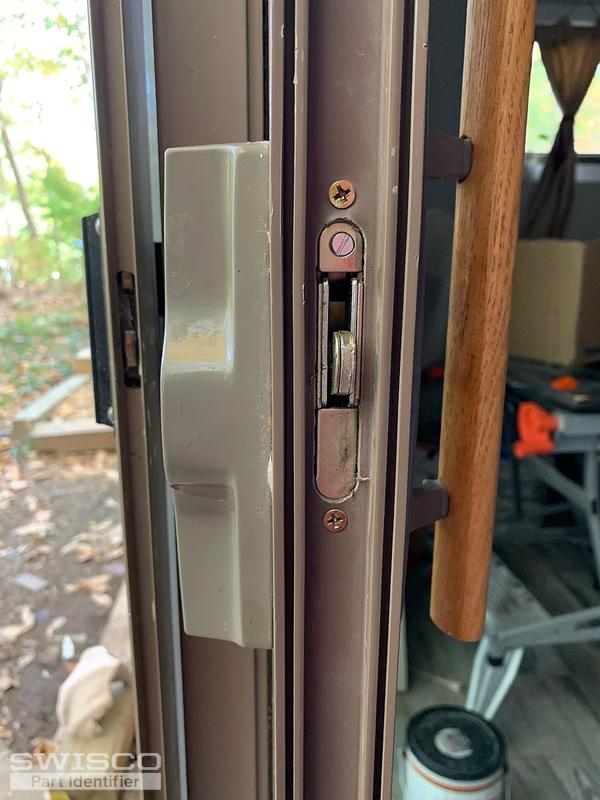 Older Jeld Wen door. Replace with lock keyed lock