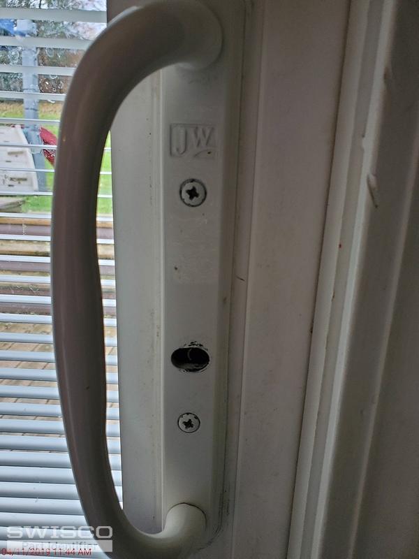 JeldWen sliding door lock lever broken