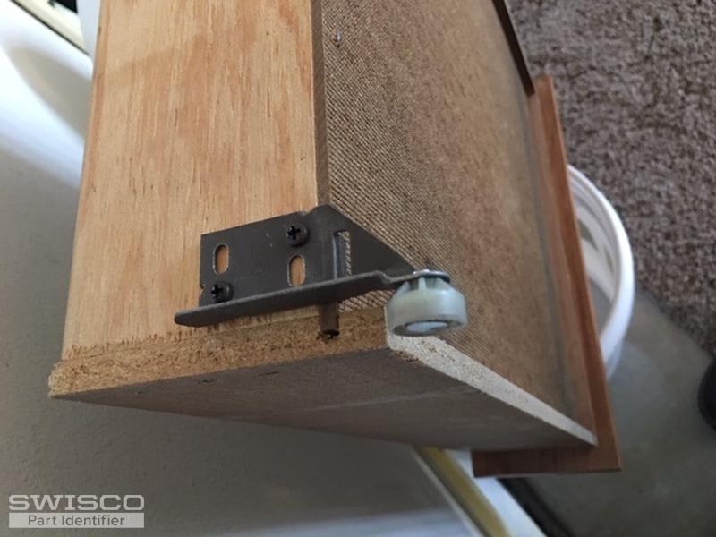 drawer side track rollers with or without brackets