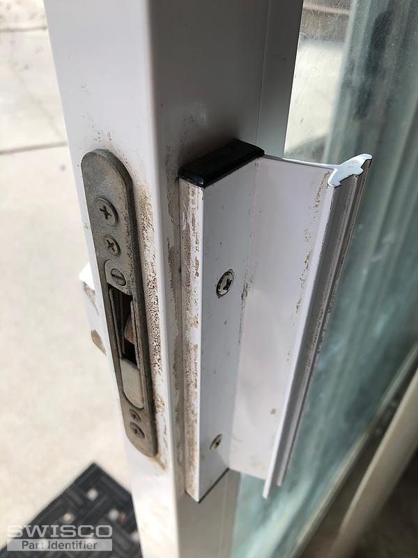 Replacement sliding glass door handle lock sets