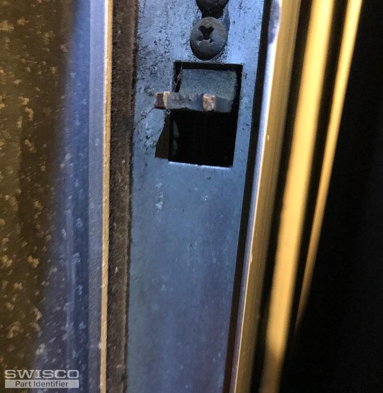 Sliding patio door locking lever spins freely won't lock