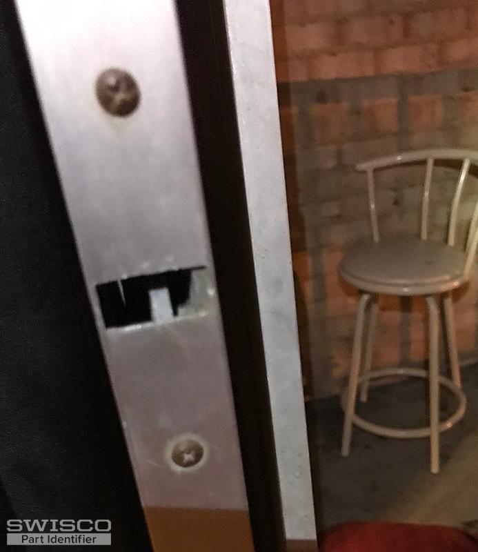 Sliding patio door locking lever spins freely won't lock