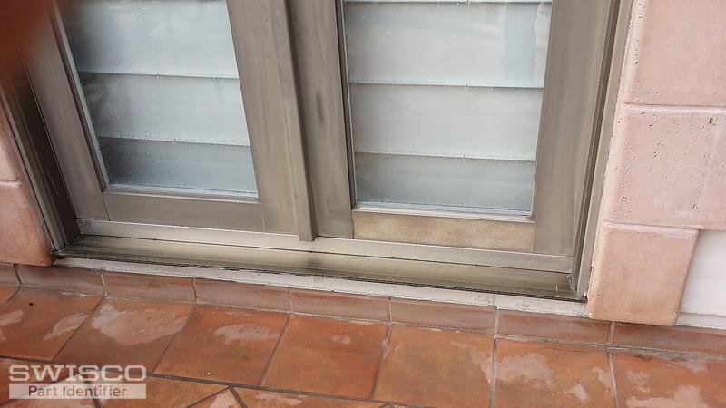 Exterior door sill detail
