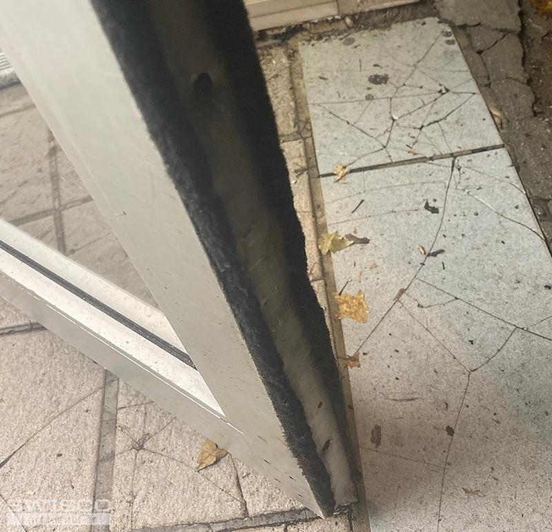 Weatherstripping for commercial door