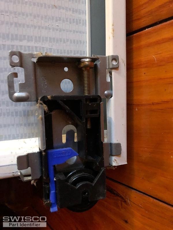 Wheel for mirrored door