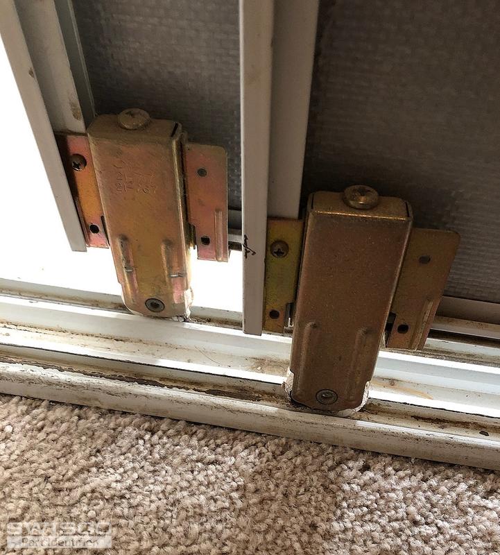 Mirror closet door bottom runners