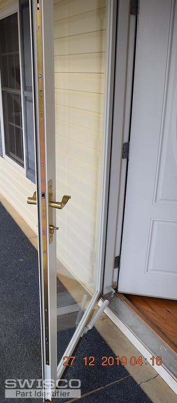 Larson storm door mortise lock set stamped Rockwell ...