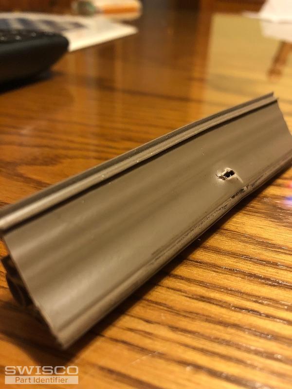 Weatherstripping for 090926 6' Norco swing set door from 1986