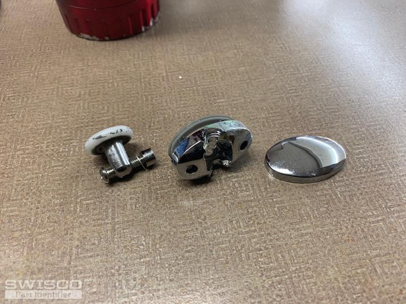 Bypass Shower door roller bracket