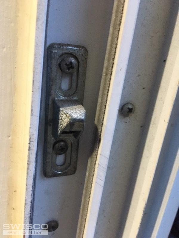 Replace sliding patio door handle with keyed lock