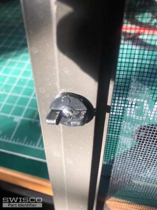 screen mounting hdware installed