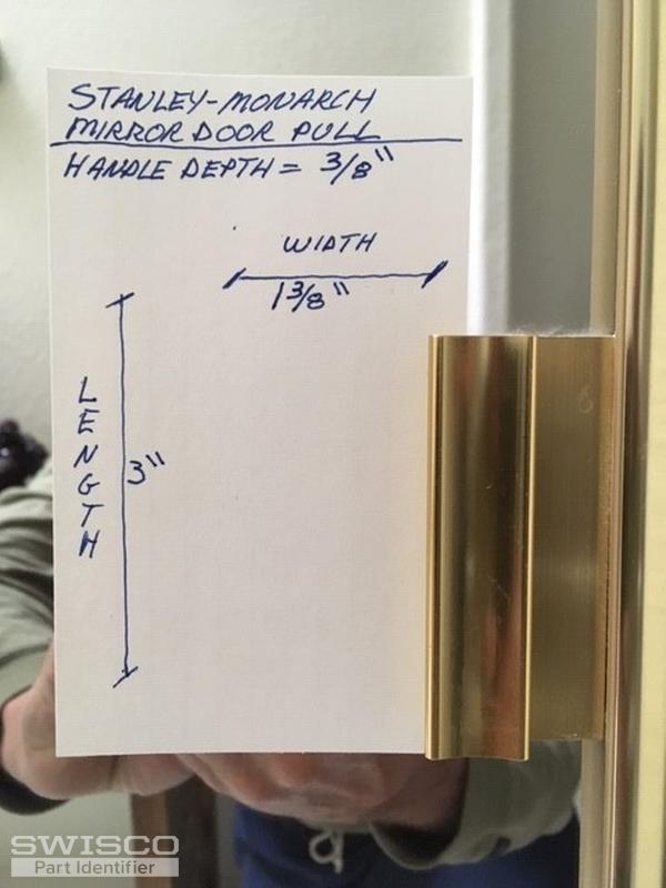 Stanley Monarch mirror door pull