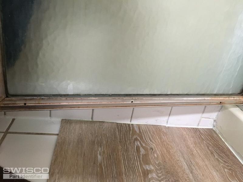 Framed Shower Door Sweep and Drip Rail