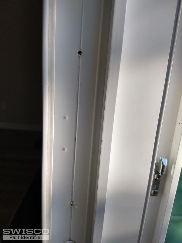 Replacement latch receiver for an MI sliding glass door