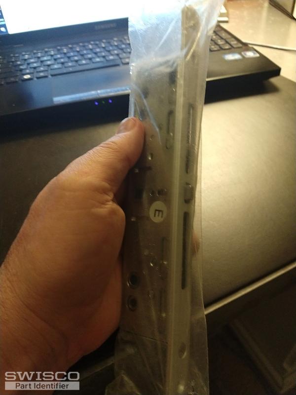 Replacement latch receiver for an MI sliding glass door