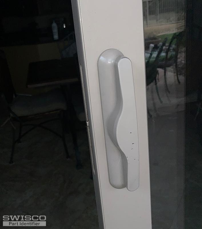 Sliding glass door handle broken