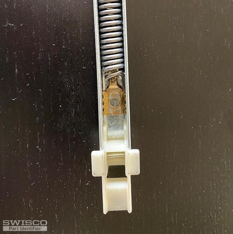 Mercer single hung window balance rod marked 32 6 EW CMC 10