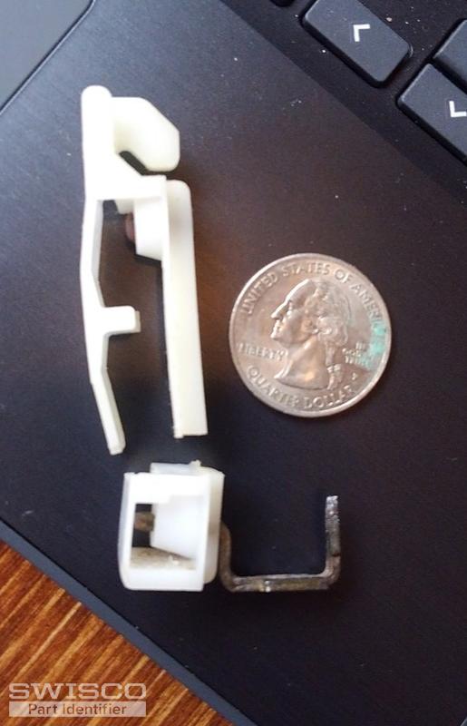 Double hung window lift plate connects bottom of window to lift coil