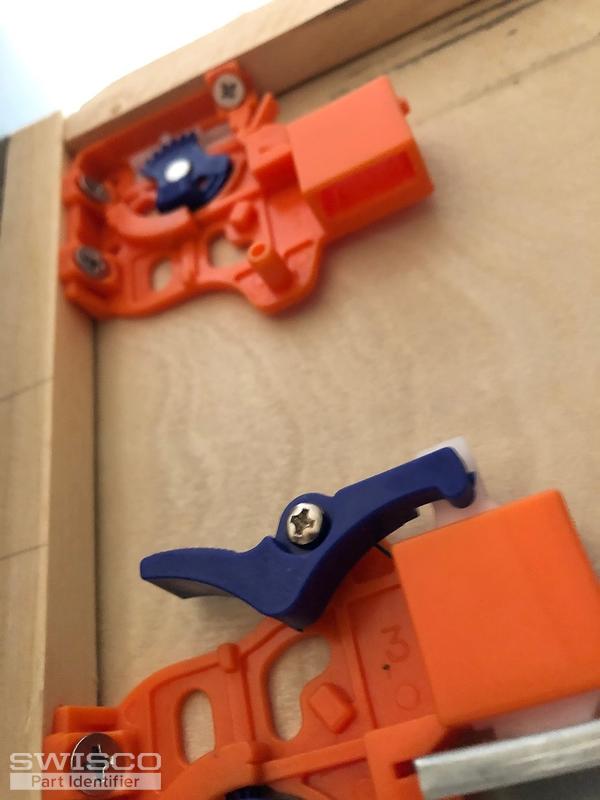 Under mount drawer locking mechanism missing a piece that you pinch to