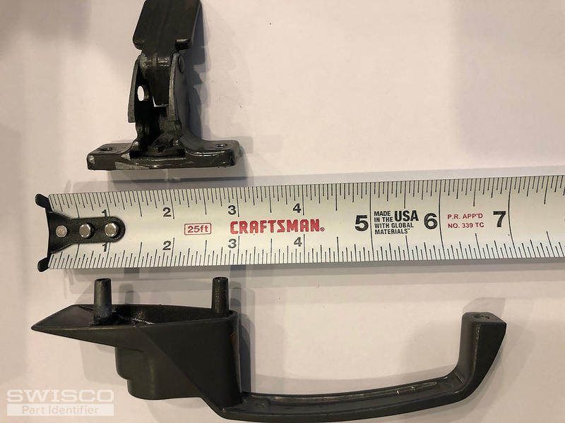 Outdoor screen handle - door opens out