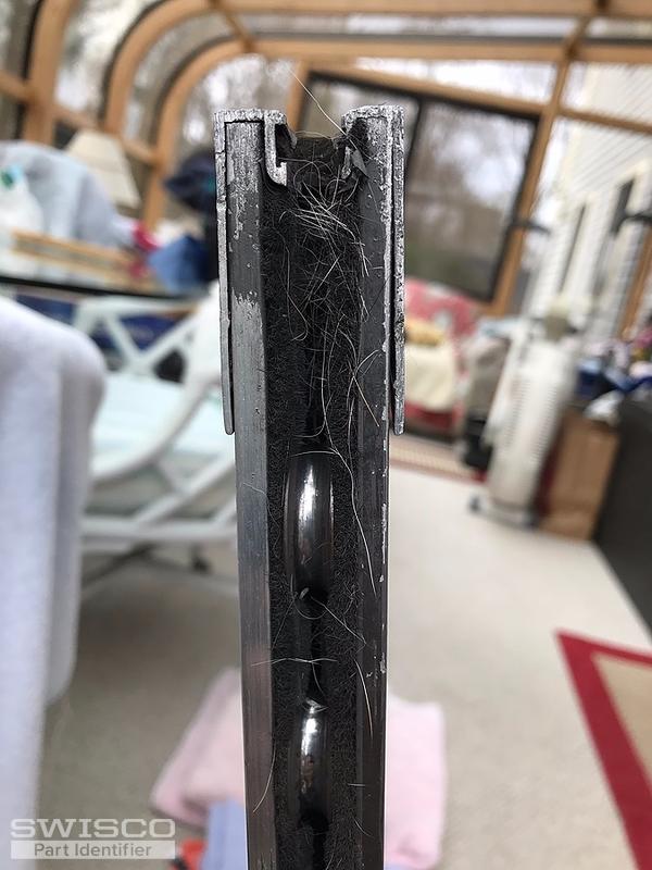 Replacement wheels for sliding glass door in sunroom