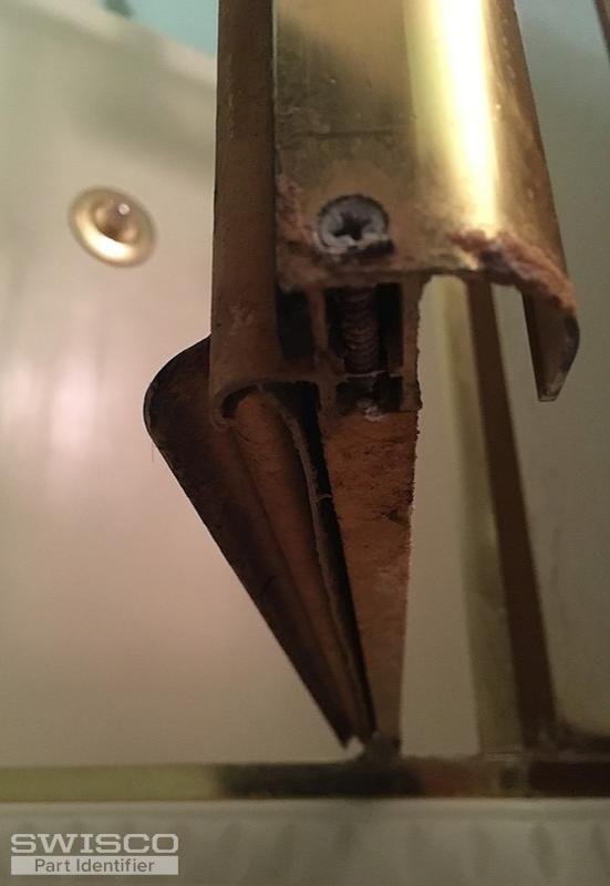 4 Shower Door Bottom Underside