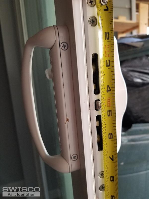 replacement patio door handle and lock set