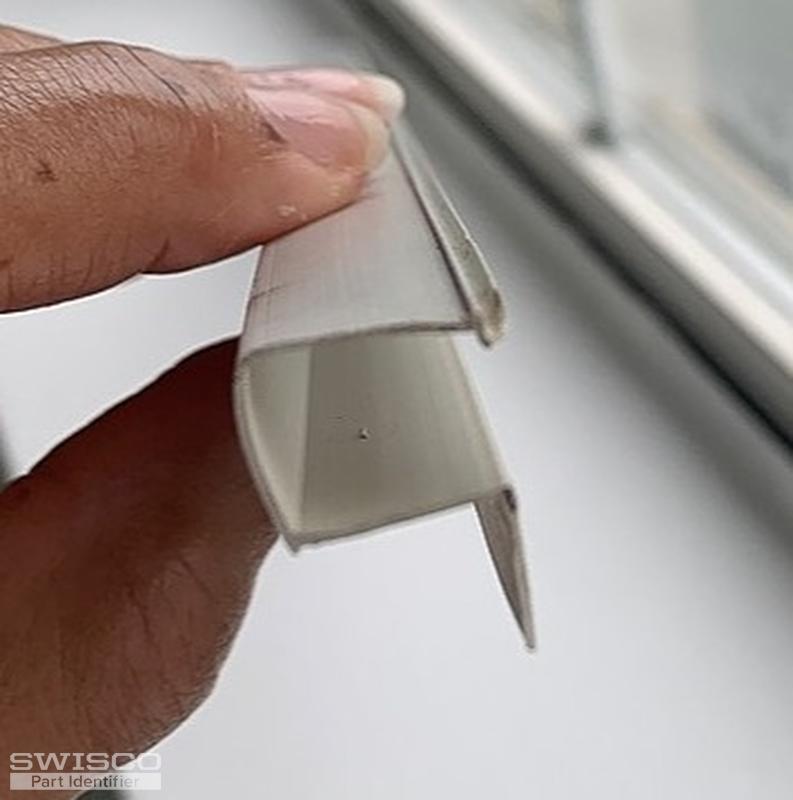 Gasket around aluminum window