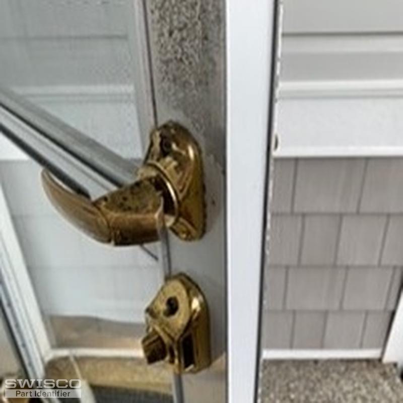 Storm door non mortise replacement hardware