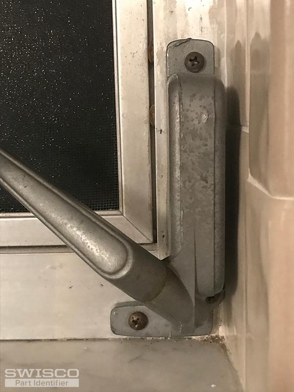Small bathroom window crank