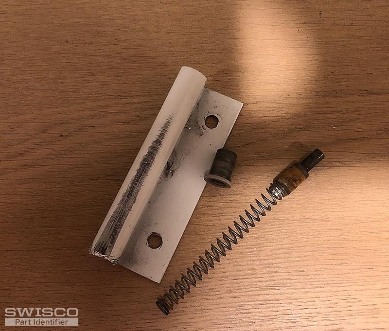 Emco hinge metal pin, plastic washer, spring