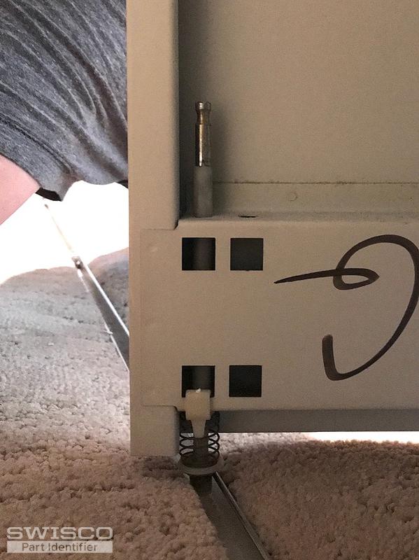Slimford door complete caster