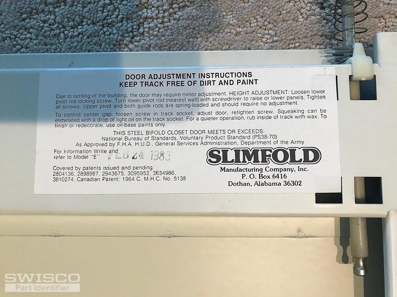 Slimfold door label