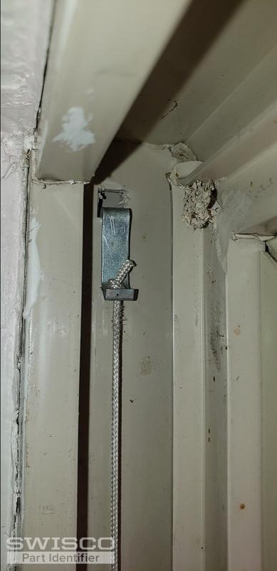 HOLE WHERE HOOK GOES IN