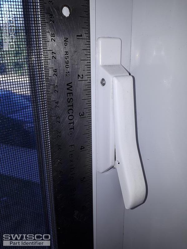Aluminum window locking handle image patent # 5,62