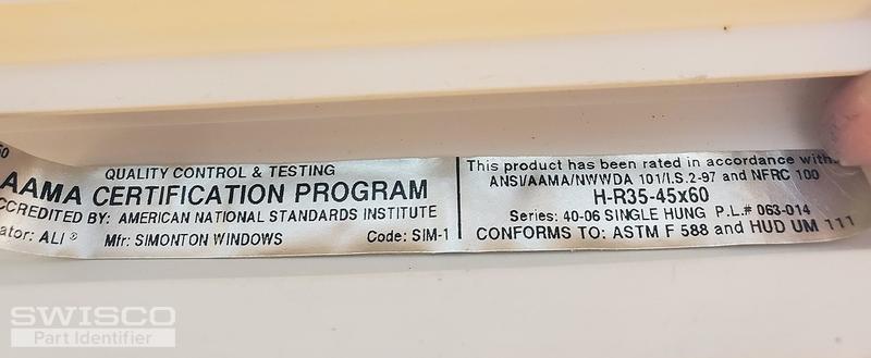 Window label