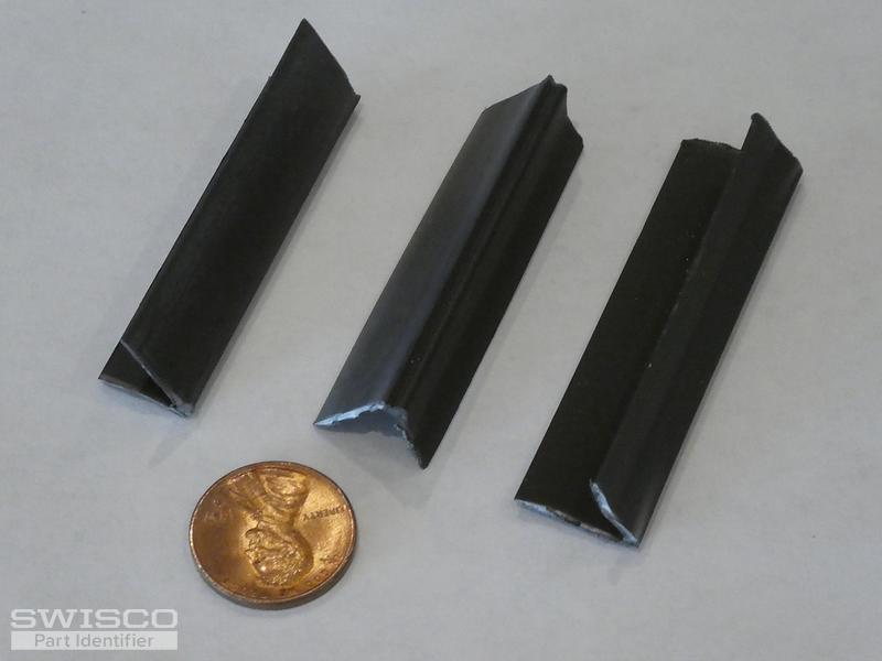 Snap in vinyl plastic exterior replacement glazing bead for PGT windows Snap In Vinyl Glazing Bead Replacement