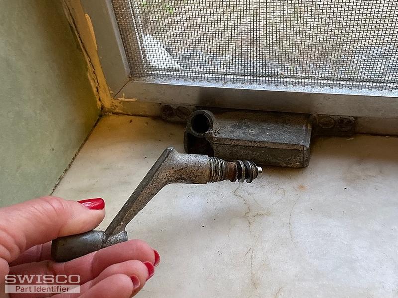 Crank for a window made in 1957