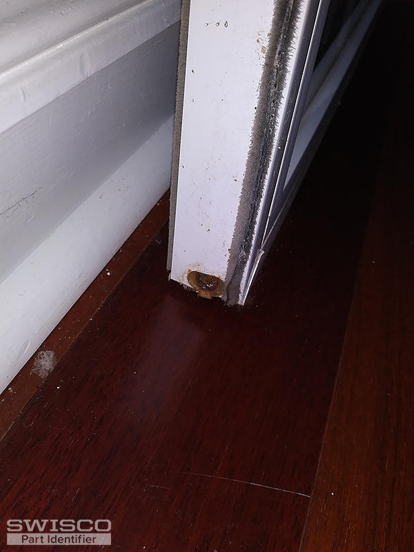 Broken Piece on the bottom sash