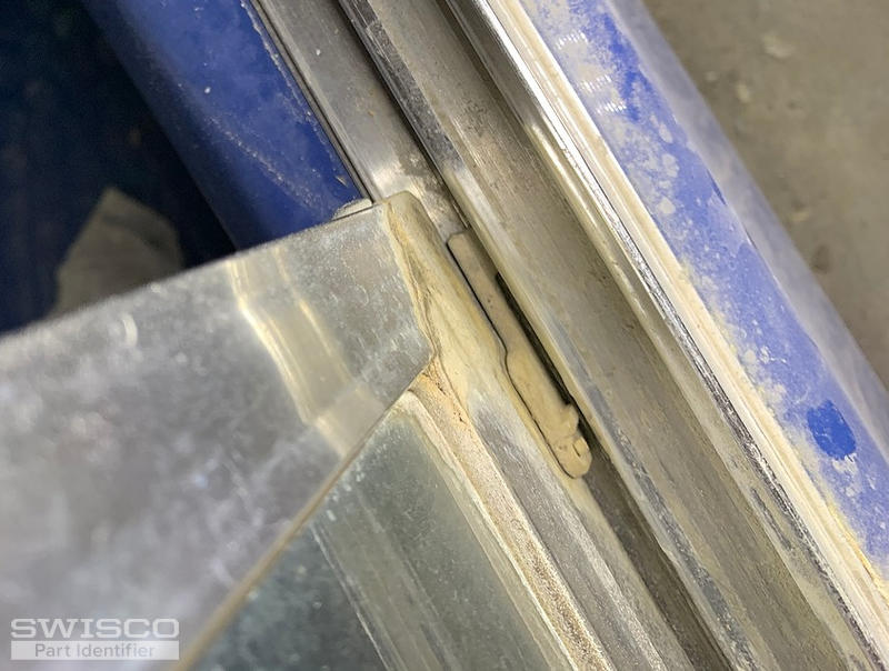 Sliding tub door parts.