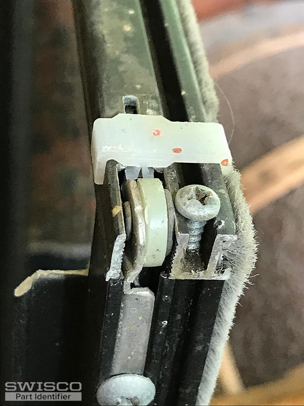 sliding window guide for single pane aluminum windows